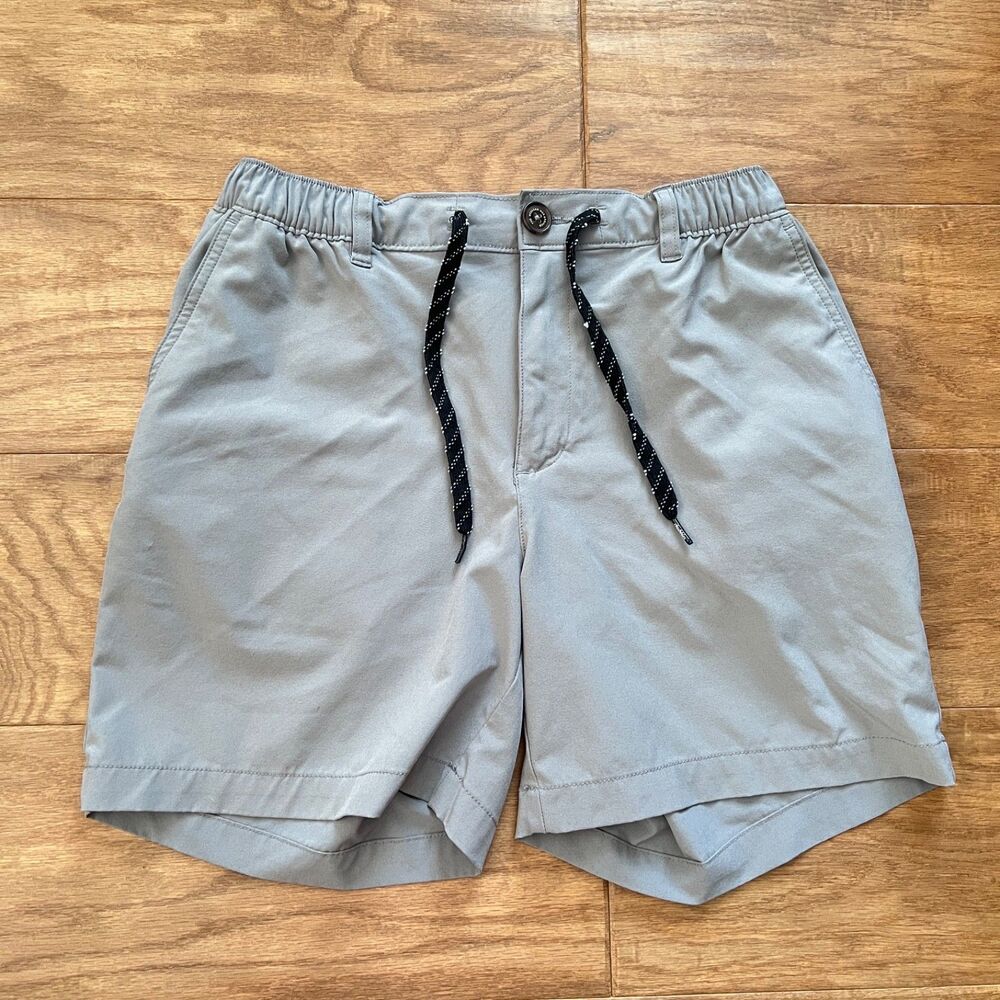 Chubbies Everywear Performance Shorts Men's M 6" Inseam Gray Stretch Drawstring